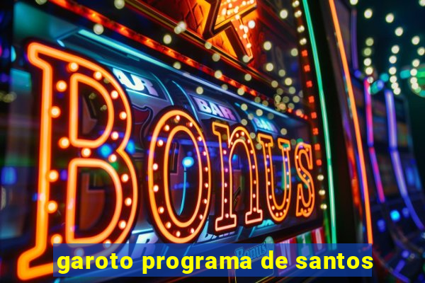 garoto programa de santos